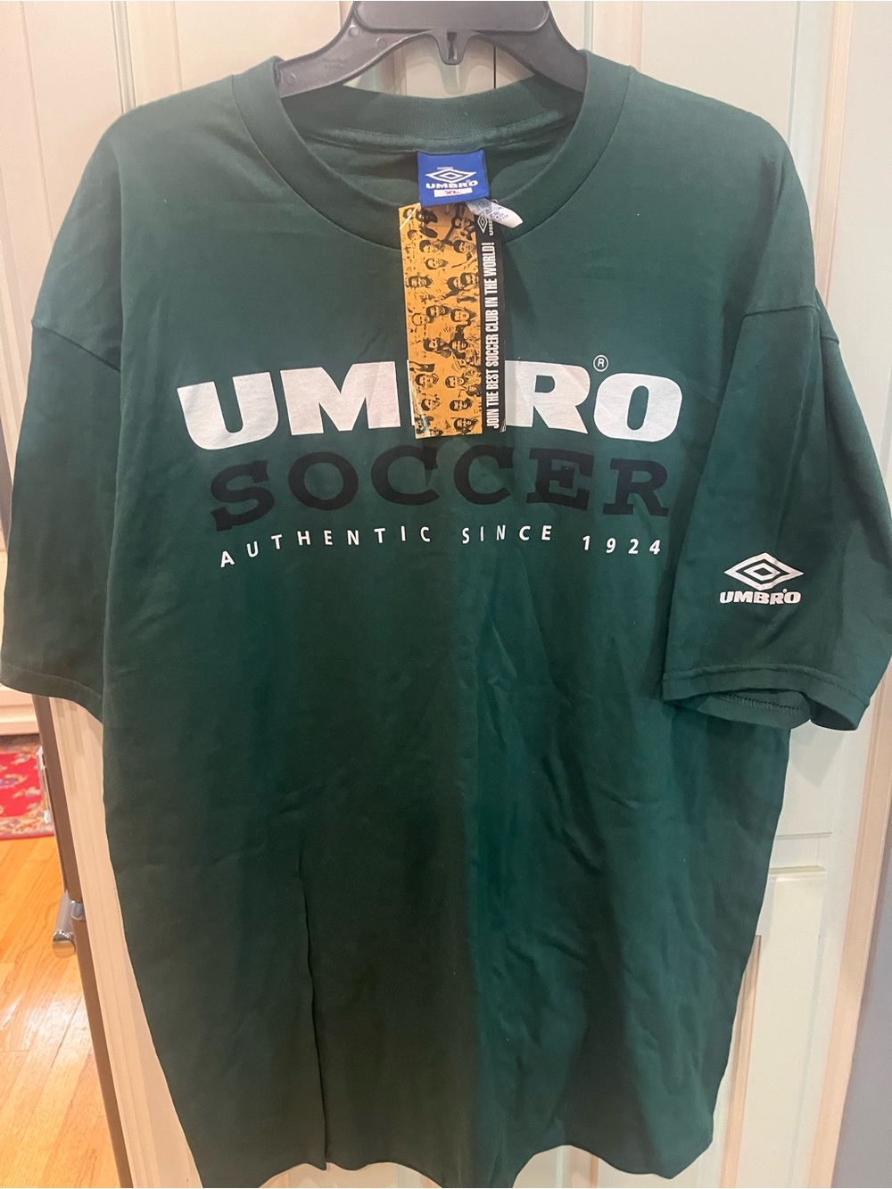 Umbro Dark Green Soccer Logo Short Sleeve Tee